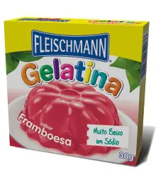 GELATINA FLEISCHMANN FRAMBOESA 30 GRAMAS