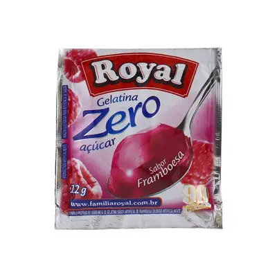 GELATINA ROYAL ZERO AÇUCAR FRAMBOESA 12 G