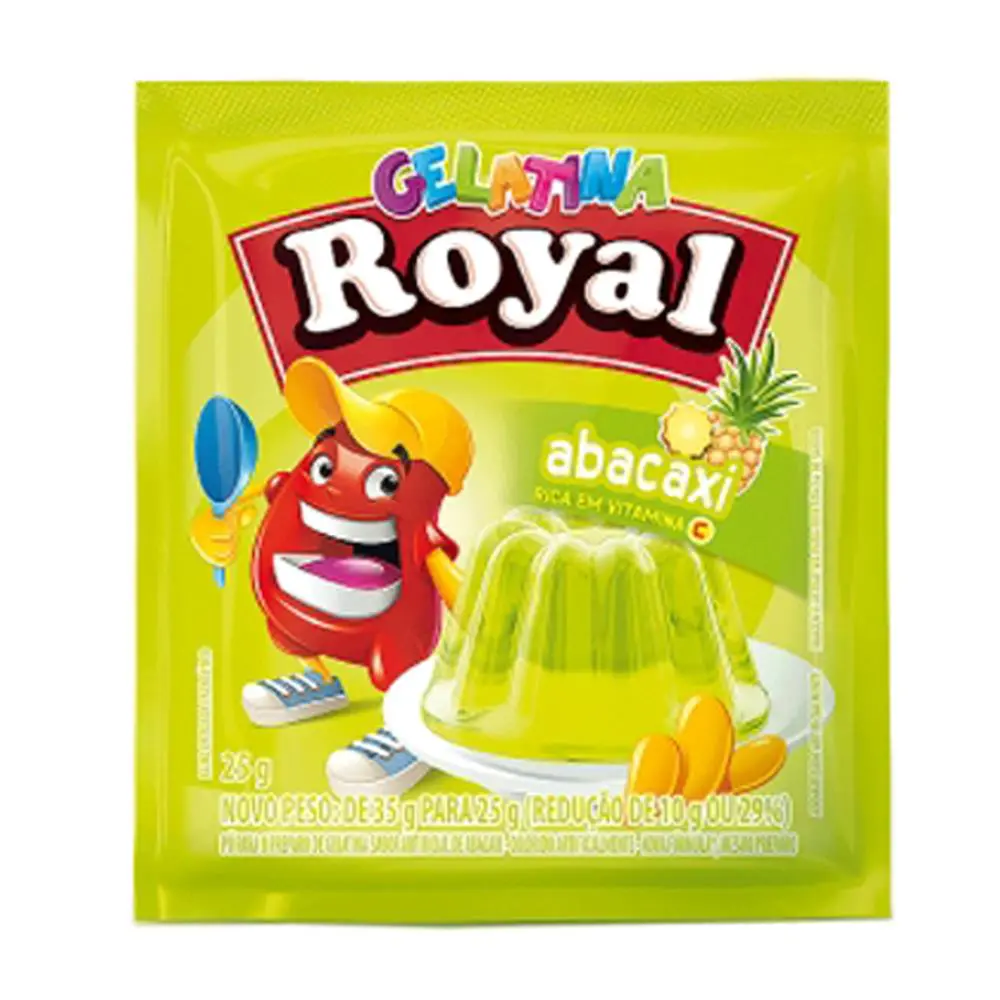 GELATINA ROYAL ABACAXI 25 G