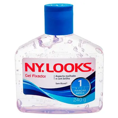 GEL FIXADOR NY LOOKS INCOLOR MEDIA FIXAÇÃO 240G