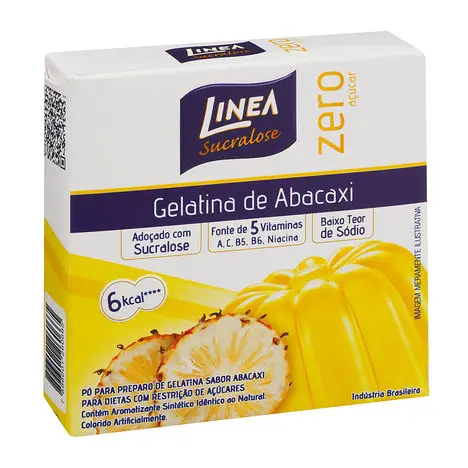 GELATINA LINEA ABACAXI 10 GRAMAS