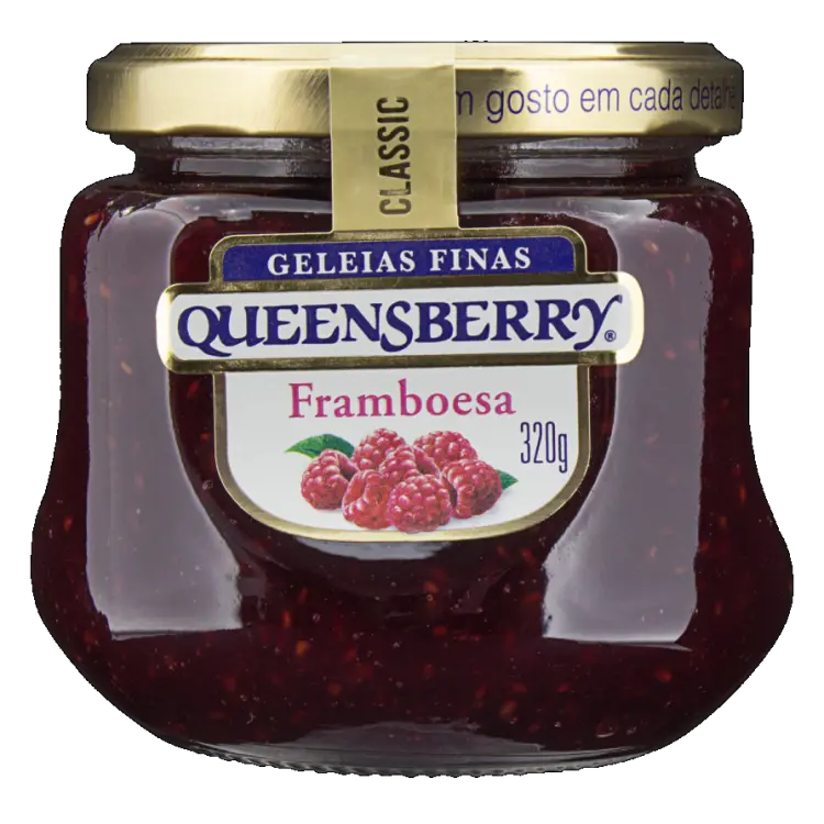 GELÉIA QUEENSBERRY CLASSIC FRAMBOESA 320 GRAMAS