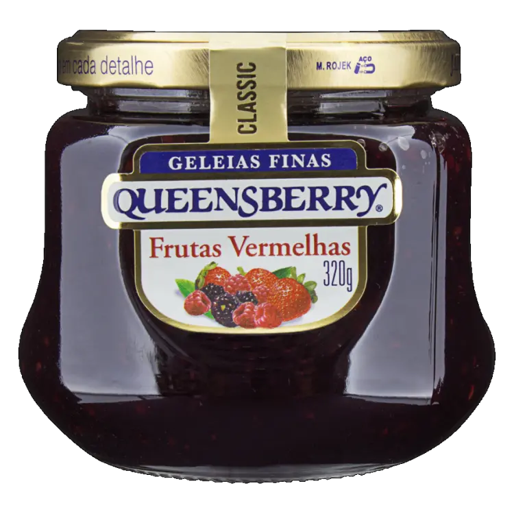 GELÉIA QUEENSBERRY CLASSIC FRUTAS VERMELHAS 320 GRAMAS