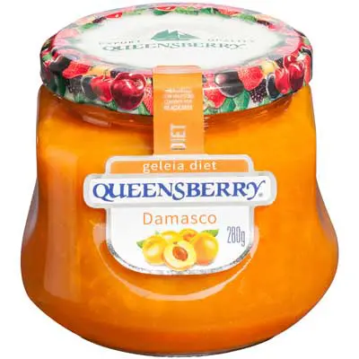 GELÉIA QUEENSBERRY DAMASCO DIET 280 GR