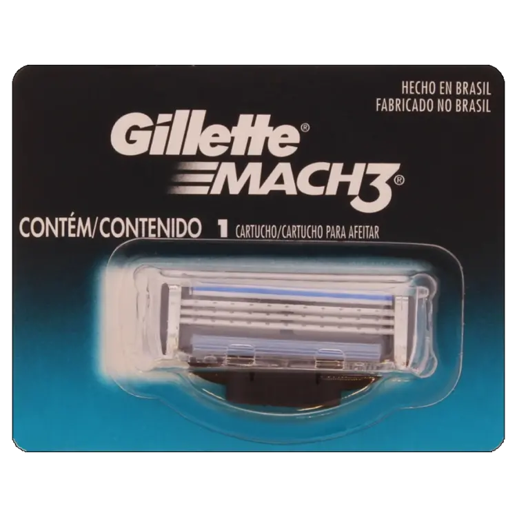 GILLETTE MACH3 CARGA REGULAR COM 1 UNIDADE