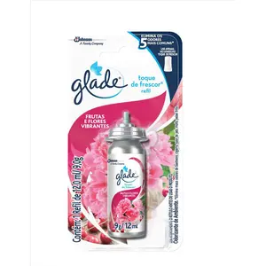 GLADE TOQUE DE FRESCOR FRUTAS E FLORES VIBRANTES REFIL 12 ML