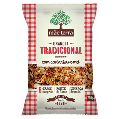 GRANOLA MÃE TERRA TRADICIONAL 250G