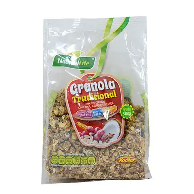 GRANOLA NATURAL LIFE NATURAL 300G