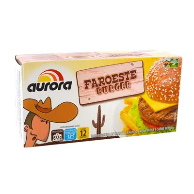 HAMBURGUER AURORA FAROESTE 672G