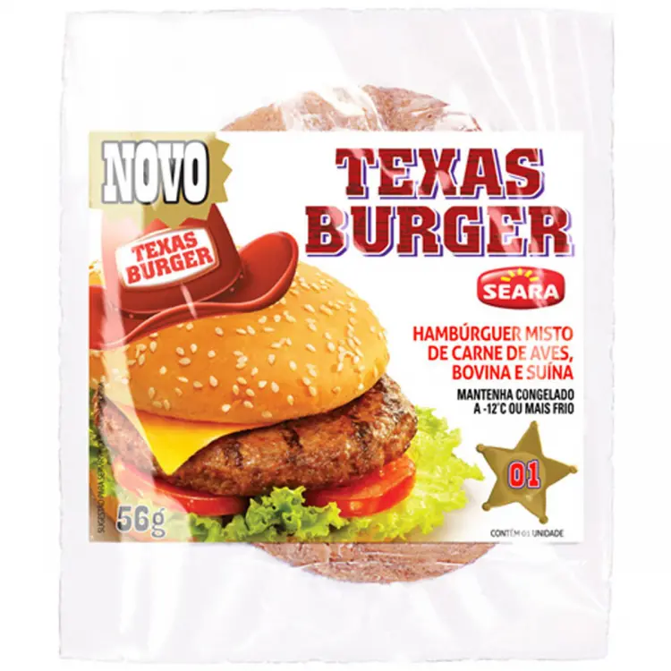 HAMBURGUER BOVINO SEARA TEXAS 56 G