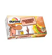 HAMBÚRGUER MISTO AURORA FAROESTE CHURRAS 672G