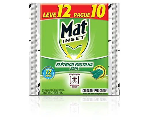 INSETICIDA MAT INSET REFIL 12 UNIDADES