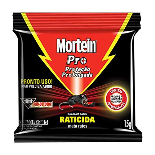 INSETICIDA MORTEIN ISCAS MATA RATOS 15 GRAMAS