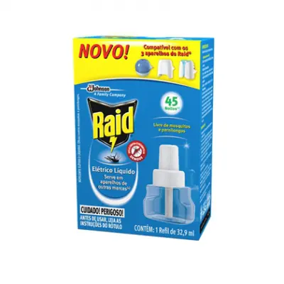 INSETICIDA RAID PROTECTOR 45 NOITES