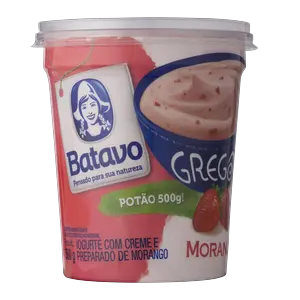 IOGURTE BATAVO GREGO MORANGO 500G