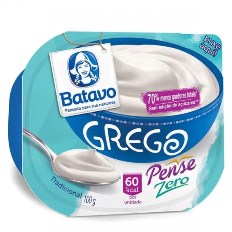 IOGURTE BATAVO GREGO PENSE ZERO TRADICIONAL 100G