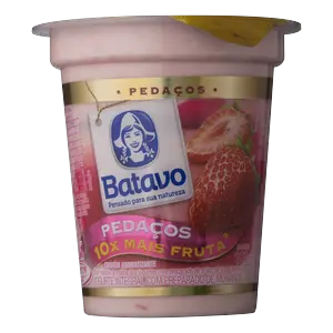 IOGURTE BATAVO PEDAÇOS MORANGO 100G