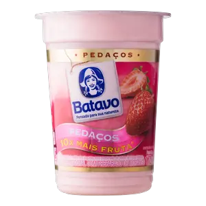 IOGURTE BATAVO PEDAÇOS FRUTAS MORANGO 170G