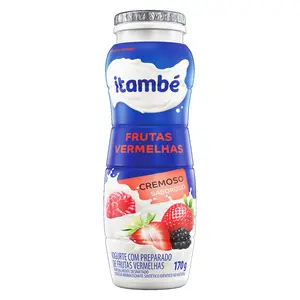 IOGURTE ITAMBE LÍQUIDO FRUTAS VERMELHAS 170 G