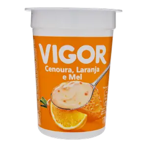 IOGURTE VIGOR CENOURA, LARANJA E MEL 170G