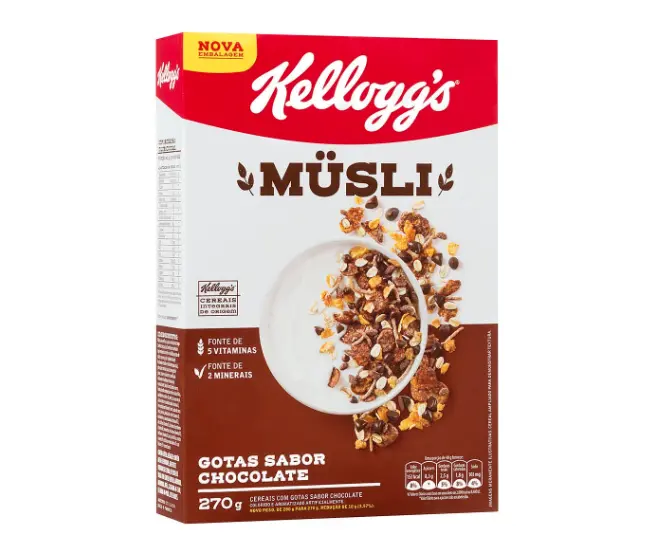 CEREAL KELLOGG'S MUSLI CHOCOLATE 270G