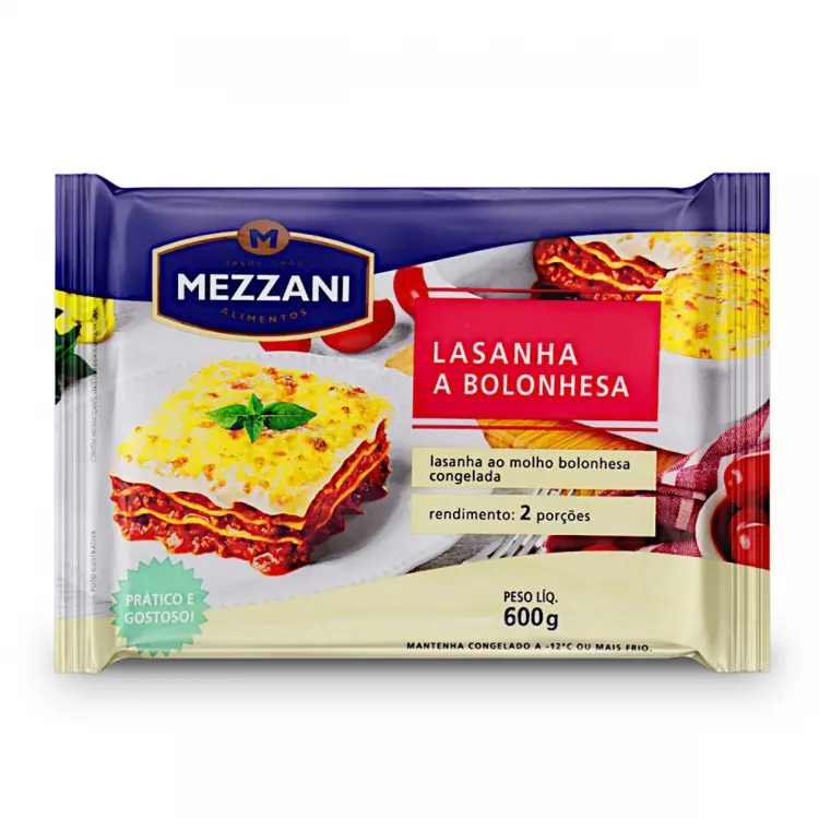 LASANHA MEZZANI MOLHO BOLONHESA 600G