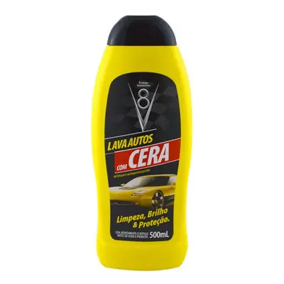 LAVA AUTOS SANOL V8 COM CERA 500 ML