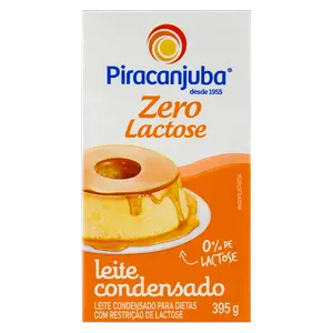 LEITE CONDENSADO PIRACANJUBA 0% LACTOSE 395G