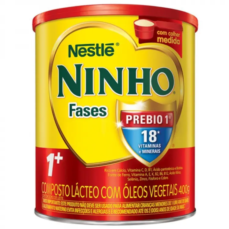 COMPOSTO LÁCTEO NINHO FASES 1+ 400 GRAMAS
