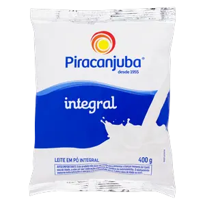 LEITE EM PÓ INTEGRAL PIRACANJUBA 400G