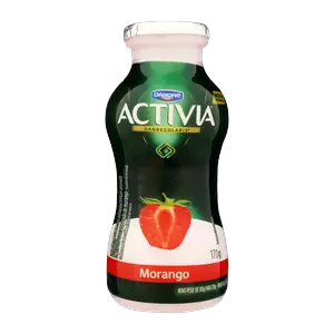 LEITE FERMENTADO DANONE ACTIVIA MORANGO 170G