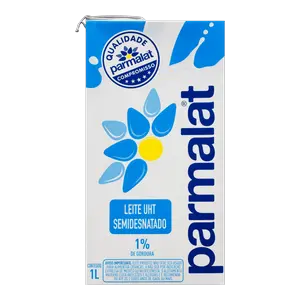 LEITE LONGA VIDA PARMALAT SEMI DESNATADO 1L