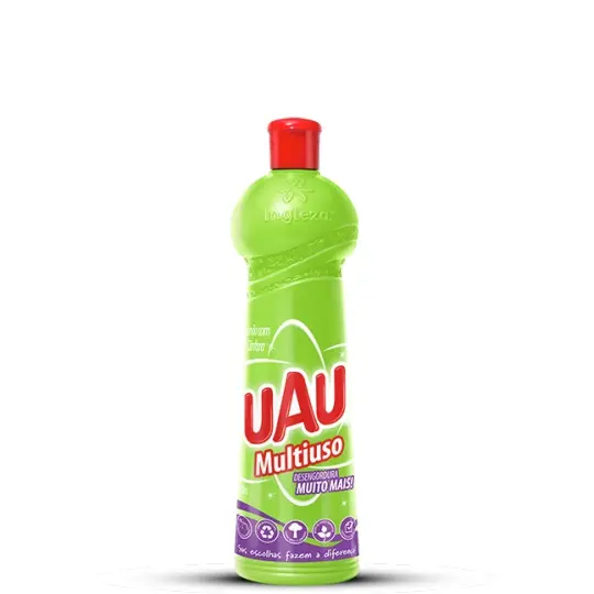 LIMPADOR MULTI USO UAU LIMÃO COM CANFORA 500 ML