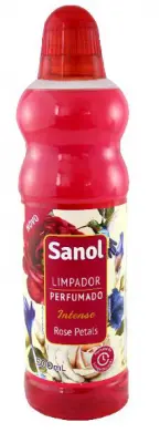 LIMPADOR PERFUMADO SANOL INTENSE PÉTALAS DE ROSAS 500ML