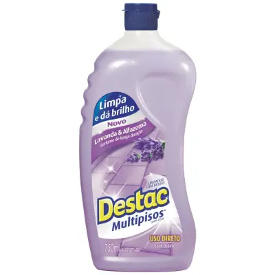 LIMPADOR PISO DESTAC US DIRETO BRISA LAVANDA 750 ML