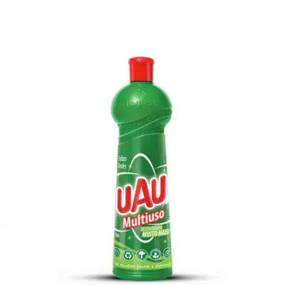 LIMPADOR UAU MULTI USO FOLHAS VERDES 500ML