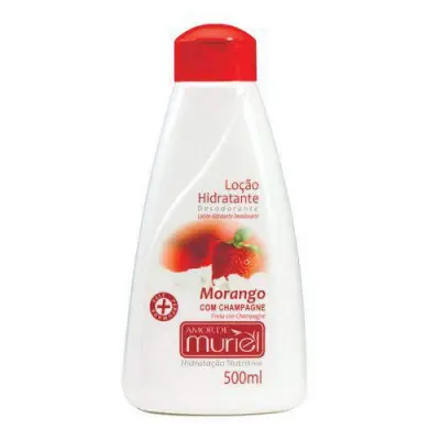 LOÇÃO HIDRATANTE MURIEL MORANGO/CHAMPAGNE 500 ML