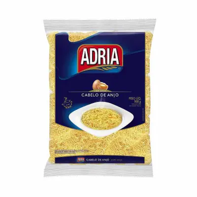 MACARRÃO ADRIA CABELO DE ANJO OVOS 500G