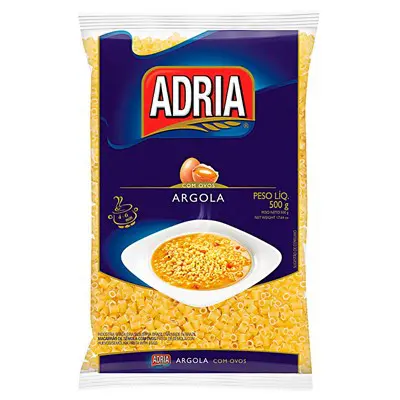 MACARRÃO ADRIA COM OVOS ARGOLA 500G