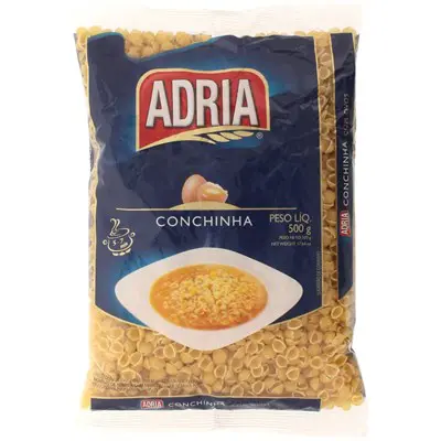 MACARRÃO ADRIA CONCHINNHA OVOS 500G