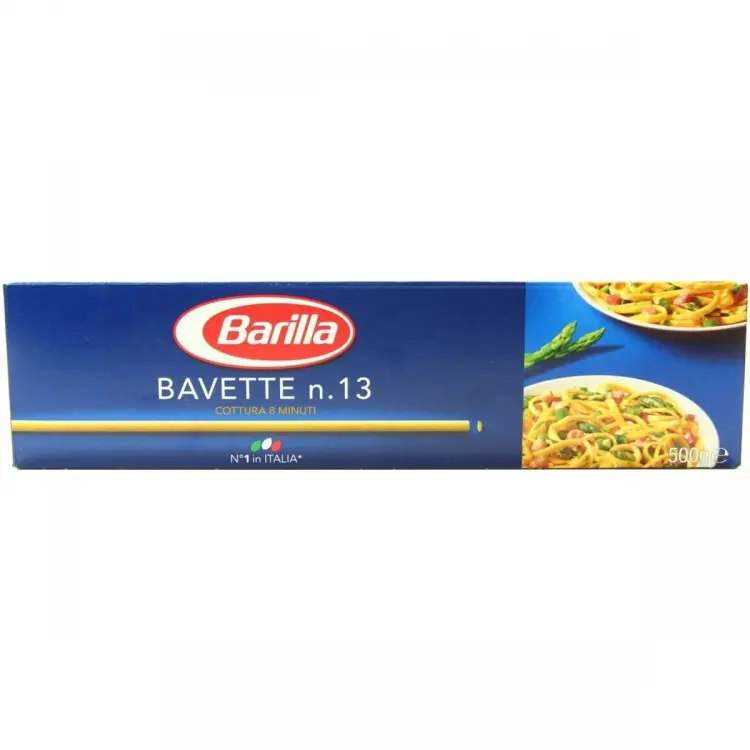 MACARRÃO BARILLA GRANO BAVETTE Nº13 500G