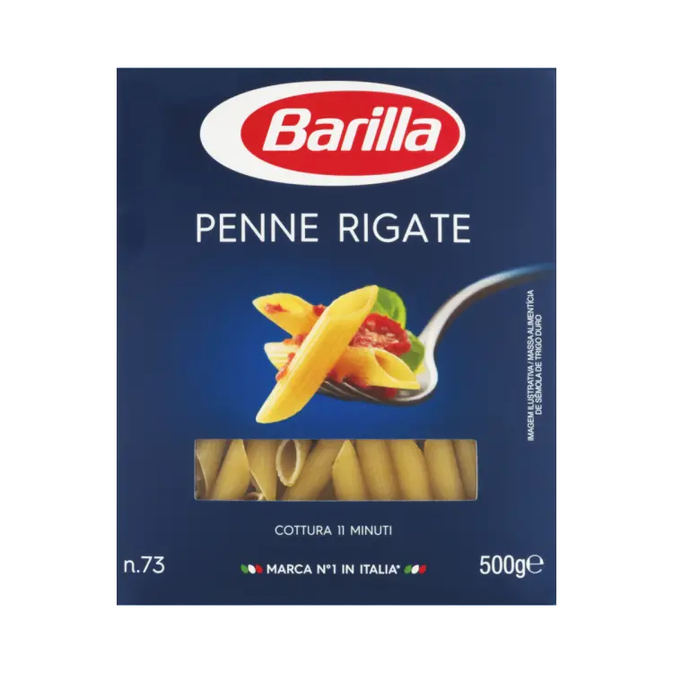 MACARRÃO BARILLA GRANO PENNE RIGATE 500G