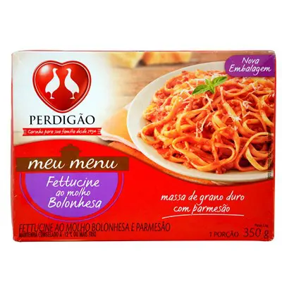 MACARRÃO FETTUCINE BOLONHESA PERDIGÃO 350G