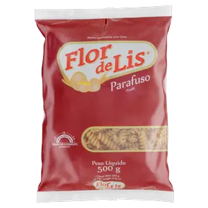 MACARRÃO FLOR DE LIS COM OVOS PARAFUSO 500G