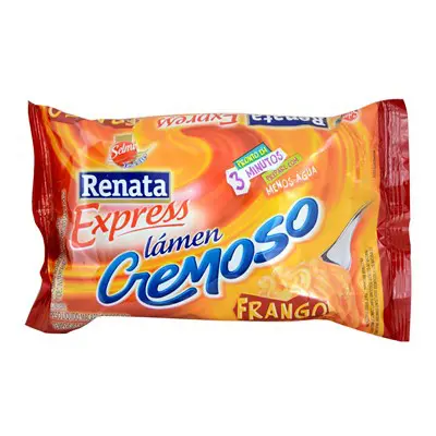 MACARRÃO INSTANTÂNEO RENATA LAMENDOIM CREMOSO FRANGO 80 GR