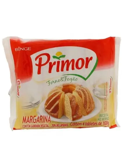 MARGARINA PRIMOR FOGO E FOGÃO 400G