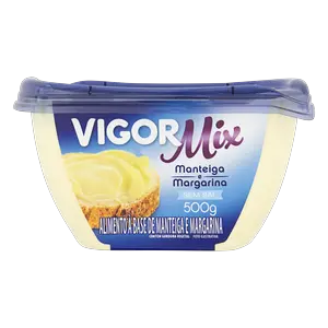 MANTEIGA E MARGARINA VIGOR MIX S/ SAL 500G