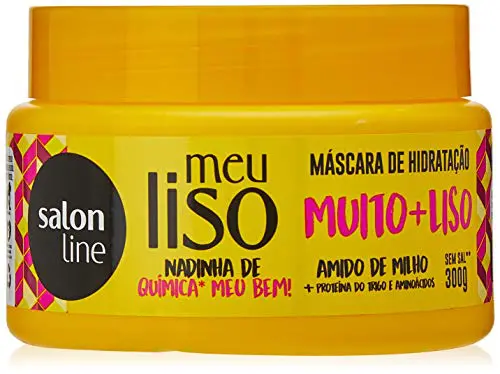 MÁSCARA SALON LINE #MUITO+LISO AMIDO 300G