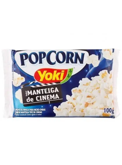 MILHO PARA PIPOCA YOKI POP CINEMA 100 GRAMAS