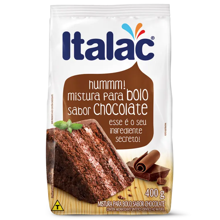 MISTURA PARA BOLO ITALAC CHOCOLATE 400 GRAMAS